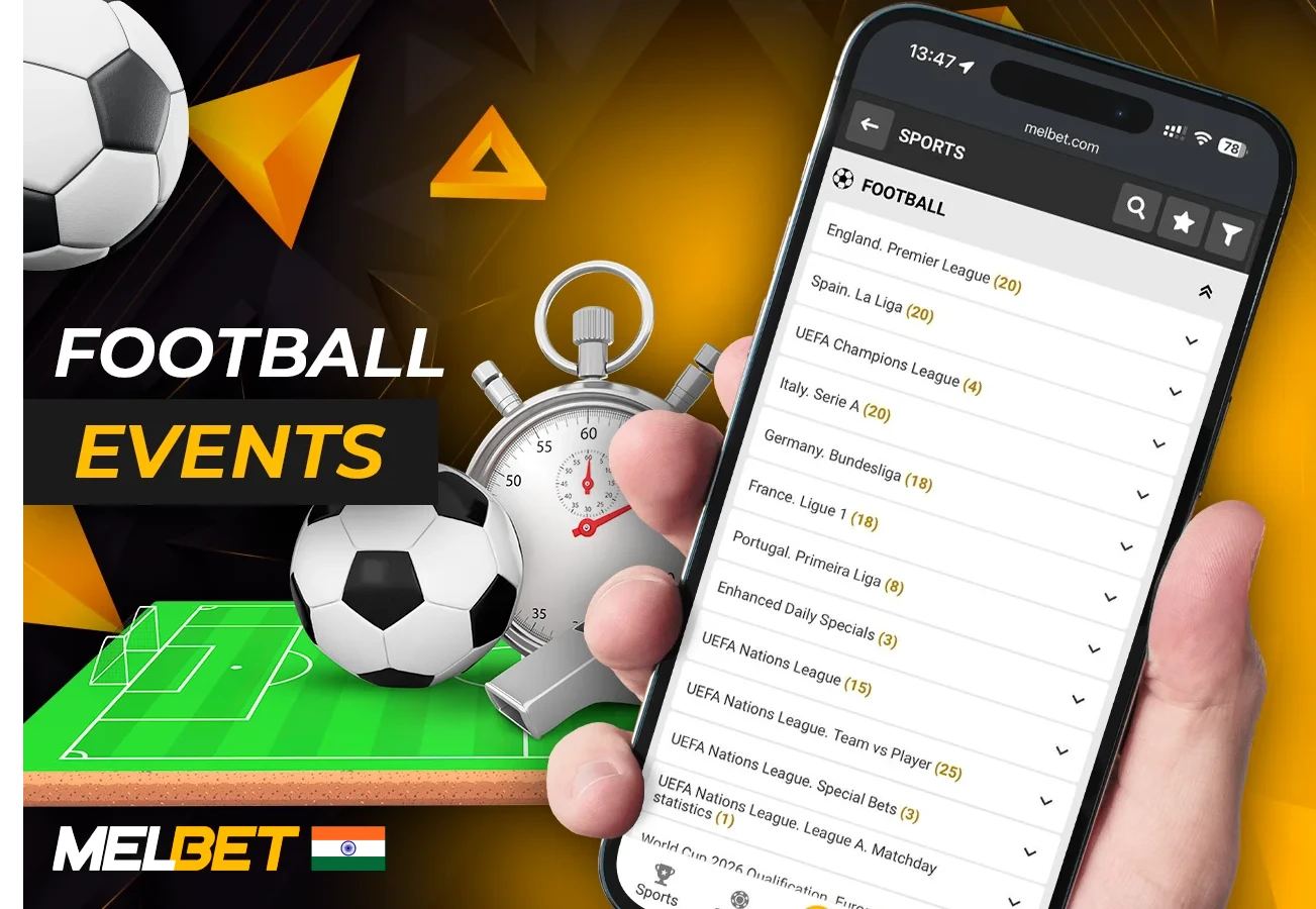 Major football leagues and international competitions available for wagering
