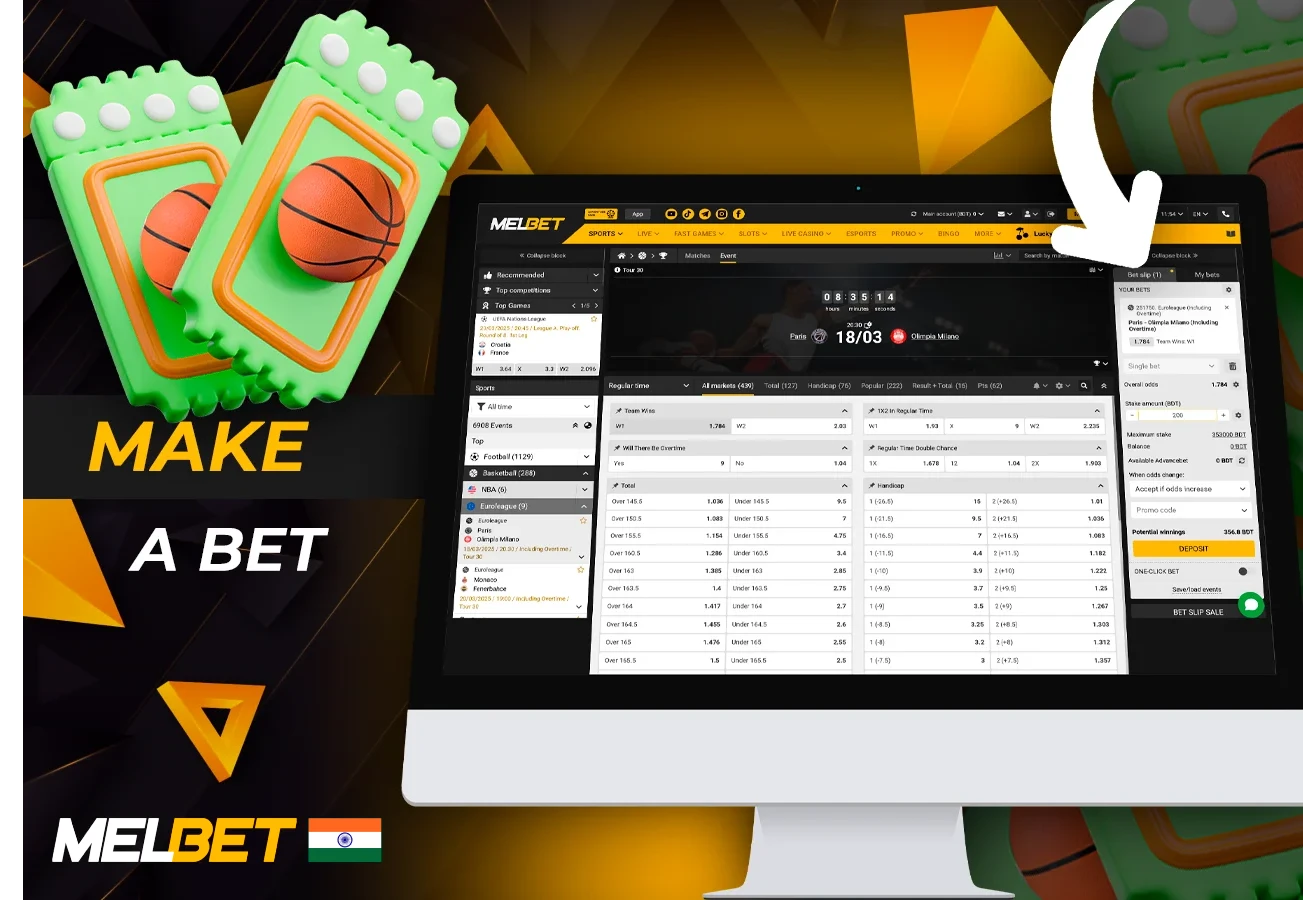 Guide on placing wagers and using betting strategies on MelBet